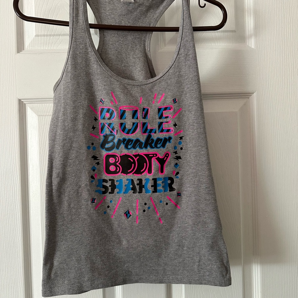 Zumba Instructor Tank Top with Colorful Graphic